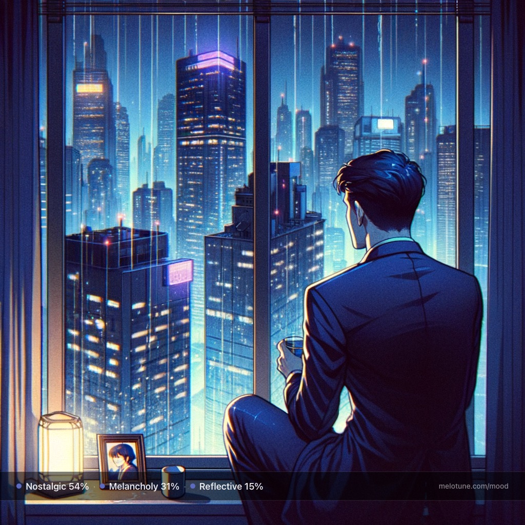 Bittersweet Rain mood portrait