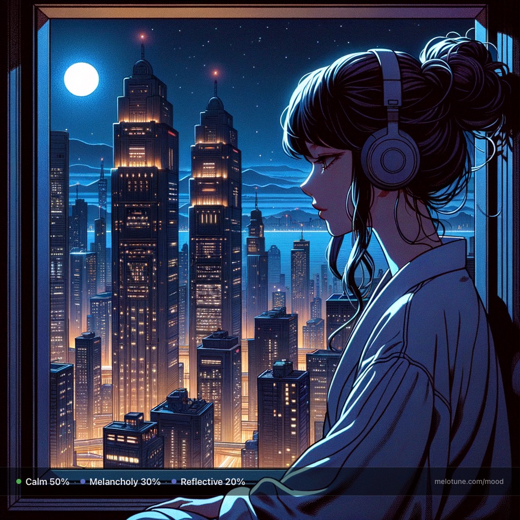 AI-generated Mood Portrait