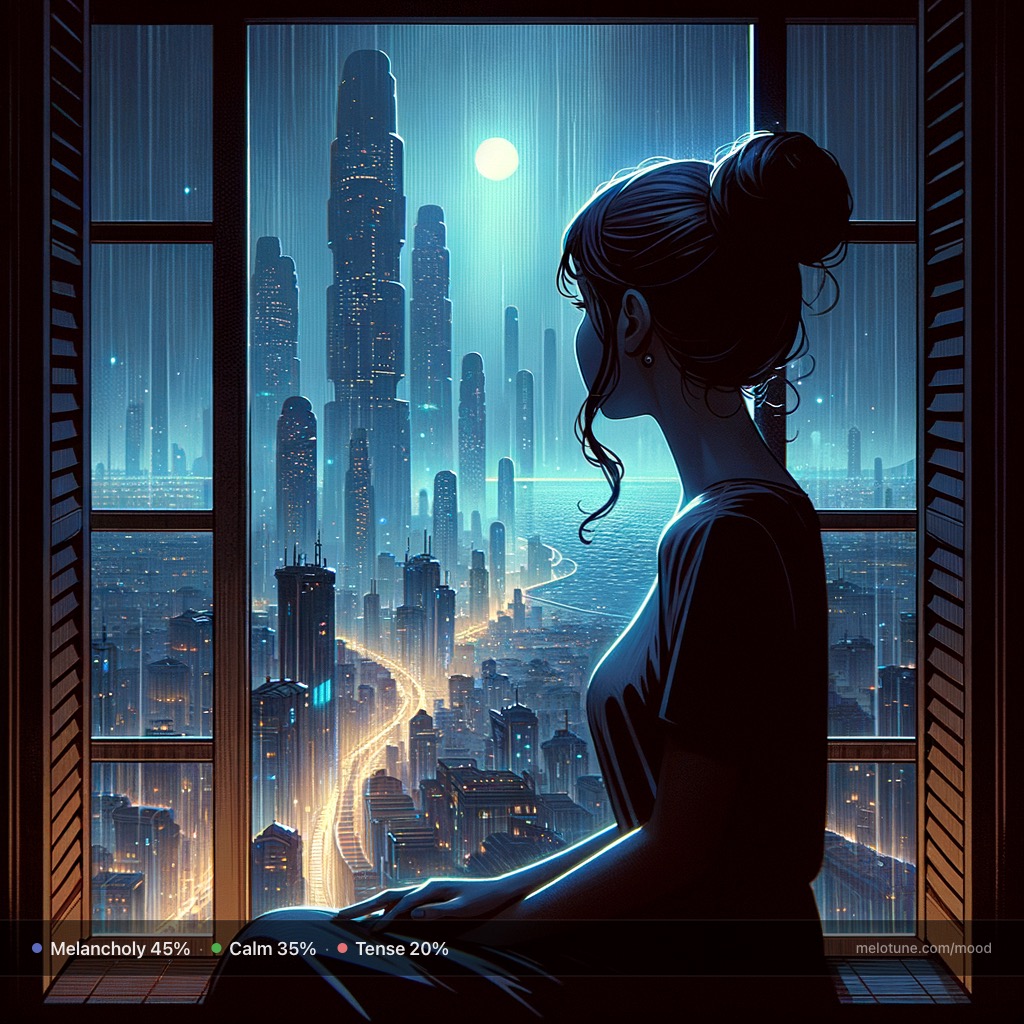 Quiet Storm Within mood portrait variation