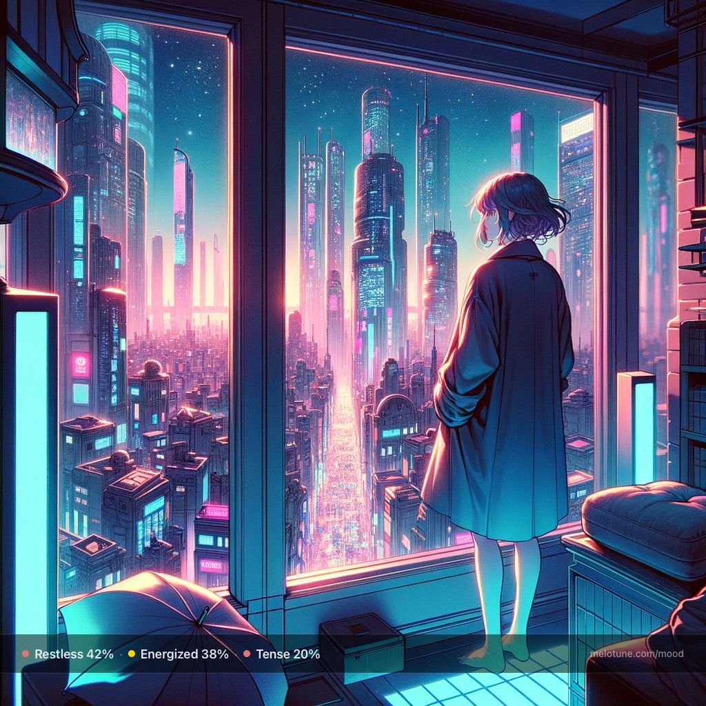 Urban Pulse mood portrait